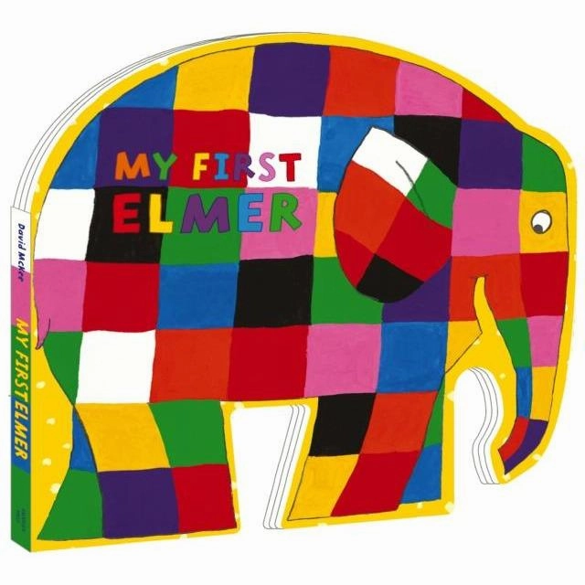 Voice Acting My First Elmer: Shaped Board Book