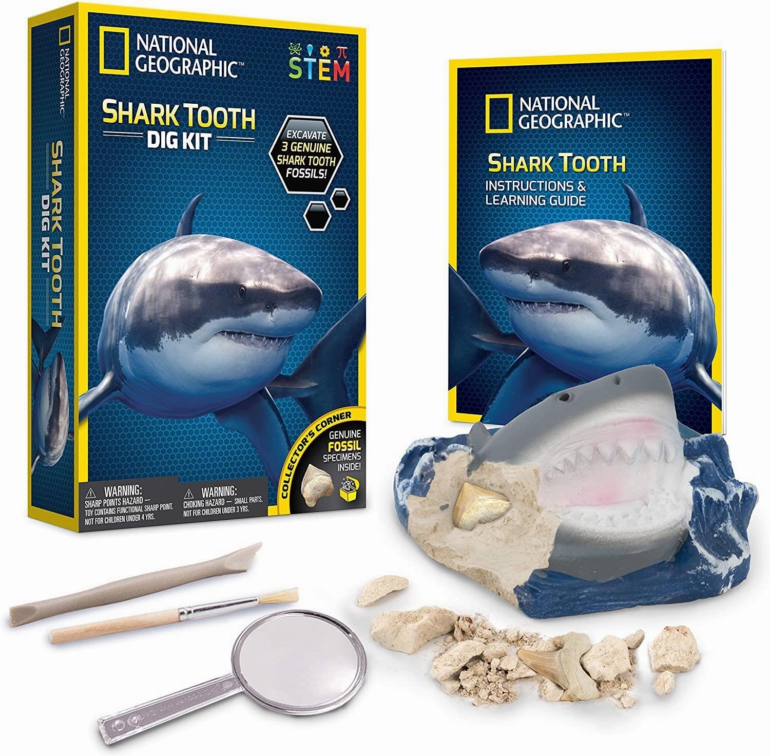 National Geographic Shark Tooth Mini Dig kit Community Helpers