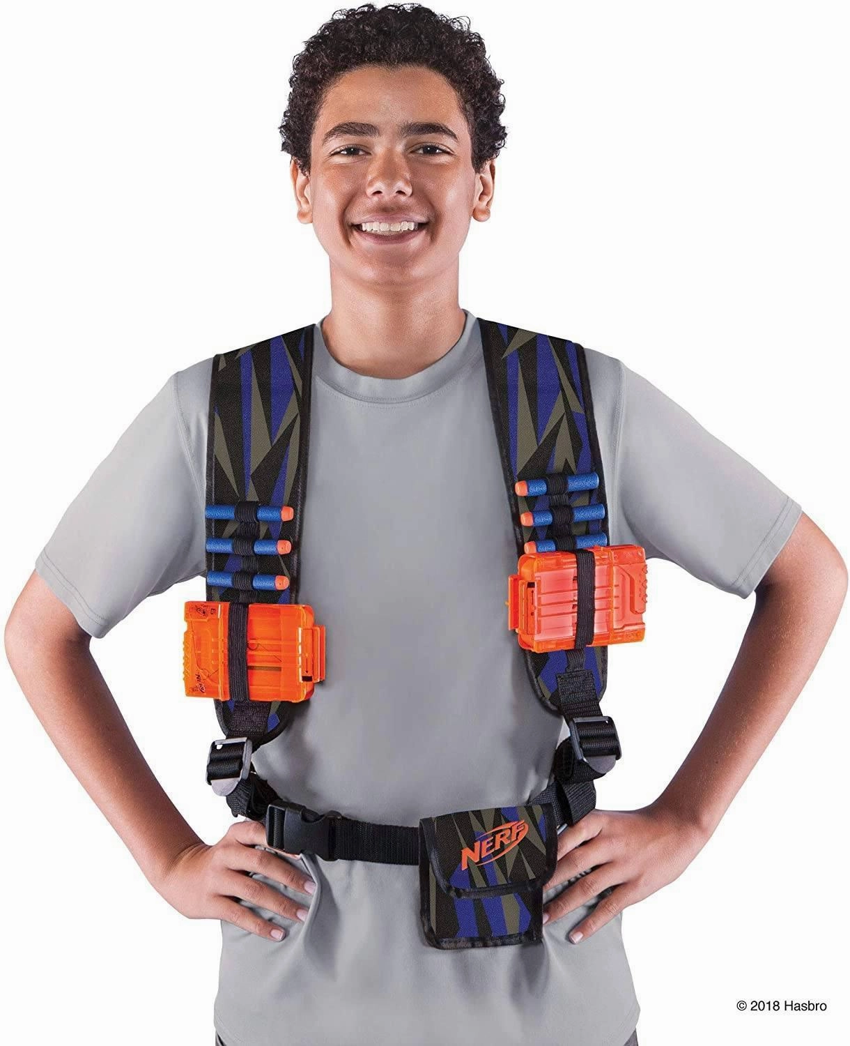 Architecture Model NERF Elite Utility Vest - Blue and Grey