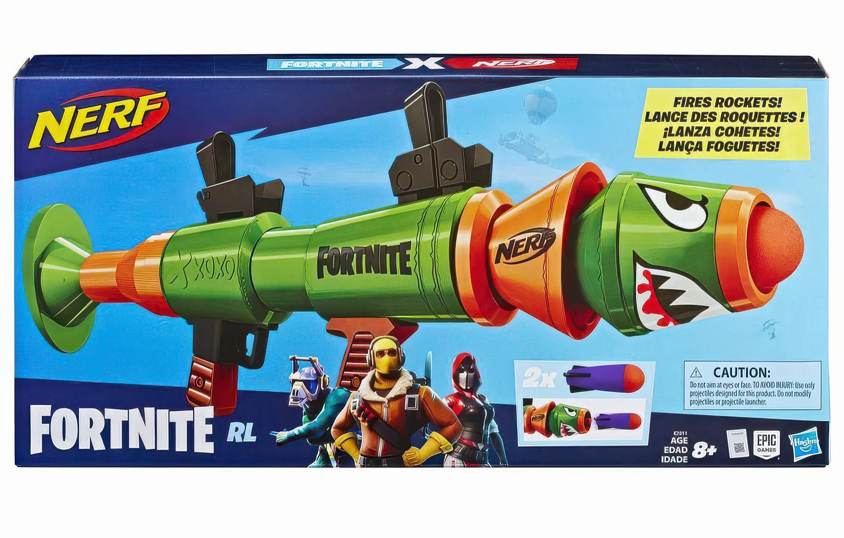 Nerf Fortnite RL Blaster Super Soaker Monster Buddy