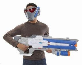 Animation Kit Respect Gain Nerf Overwatch Soldier: 76 Nerf Rival Blaster and Targeting Visor