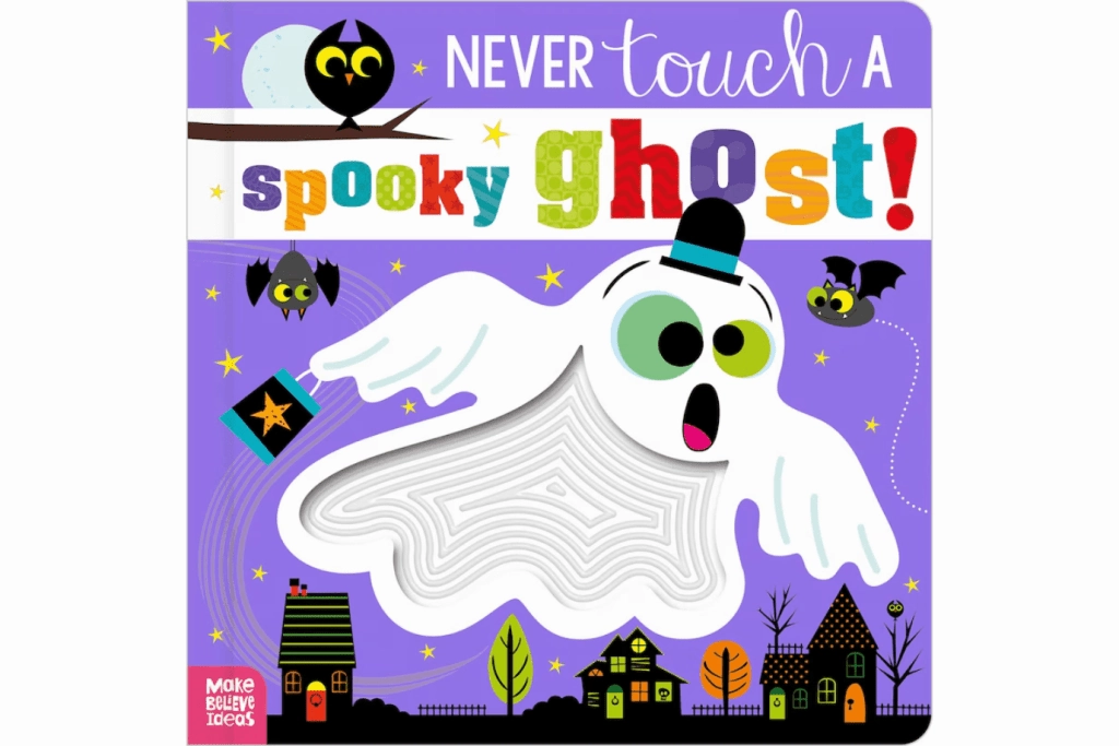 Never Touch A Spooky Ghost Board Book Stopwatch Toy Human Body