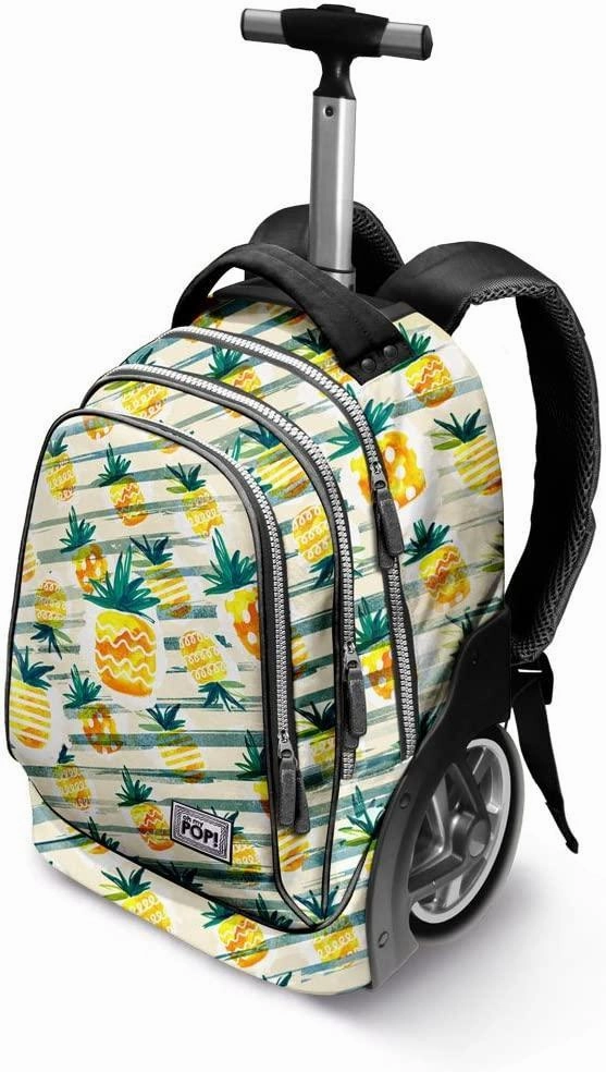 Oh My Pop! Ananas-GT School Trolley Backpack Casual Daypack 51cm Cognitive Growth