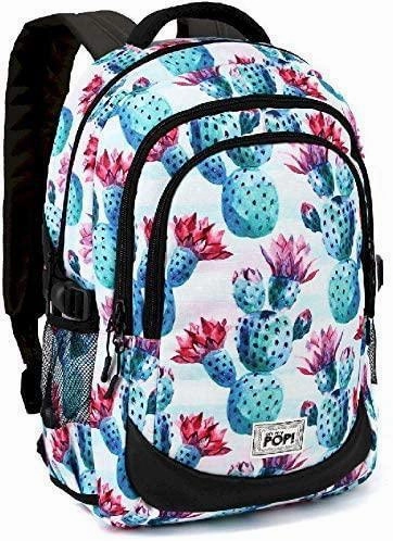 Pixel Design Rainy Day Oh My Pop! Nopal-Running HS Backpack School Daypack, 44 cm