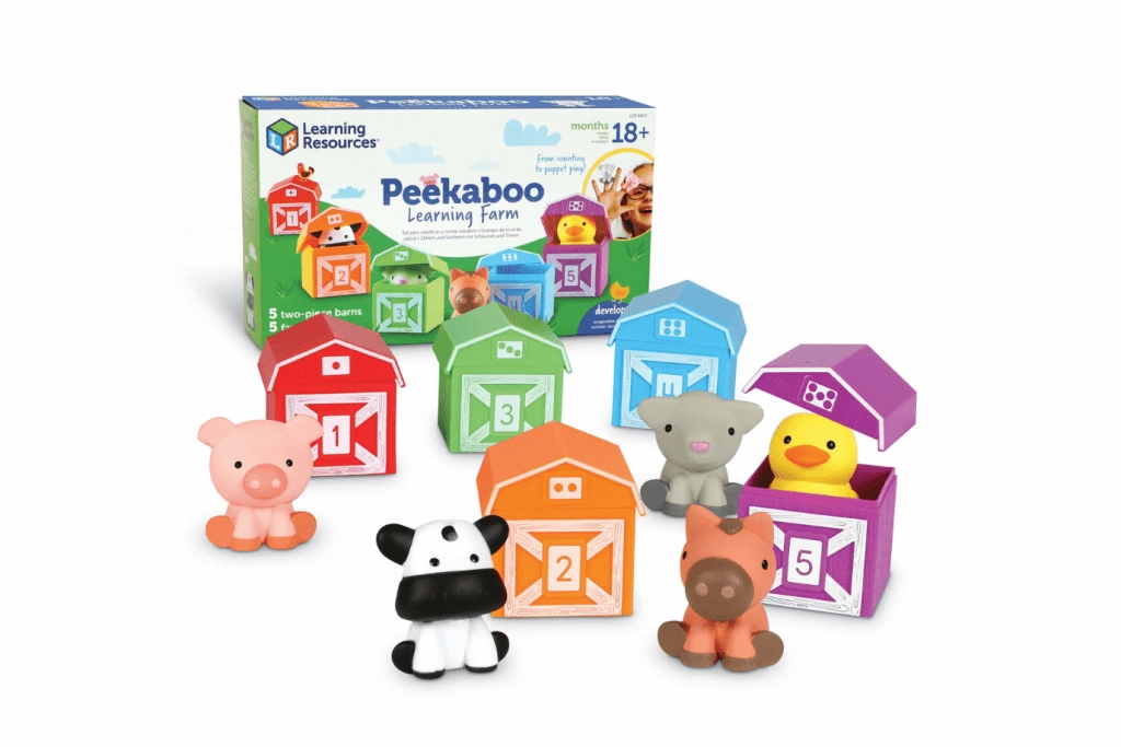 Seed Germination Equality Promote Peekaboo Learning Farm - Counting and Colour Matching