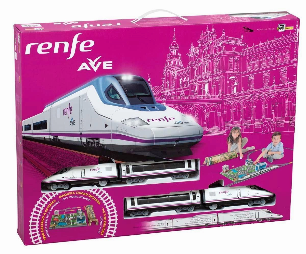 PEQUETREN 720 High-Speed Train Renfe Ave Time Concept