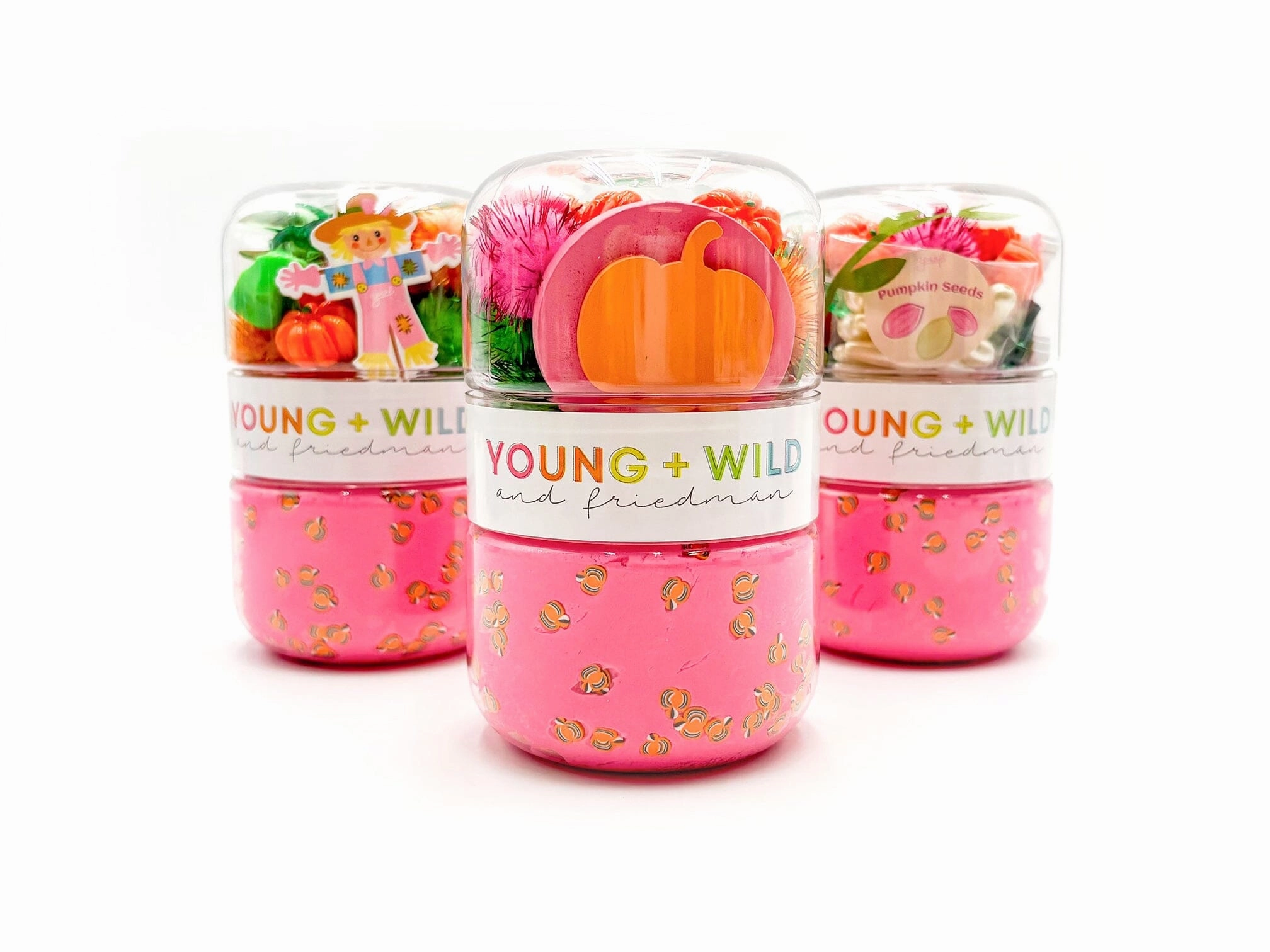 Enlightenment Approach Pink Pumpkin Patch Grab & Go Dough Jar