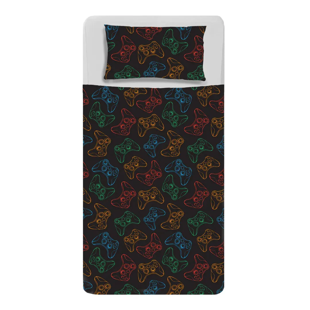 Police Station Pattern Making Gamer Sensory Compression Bed Sheet
