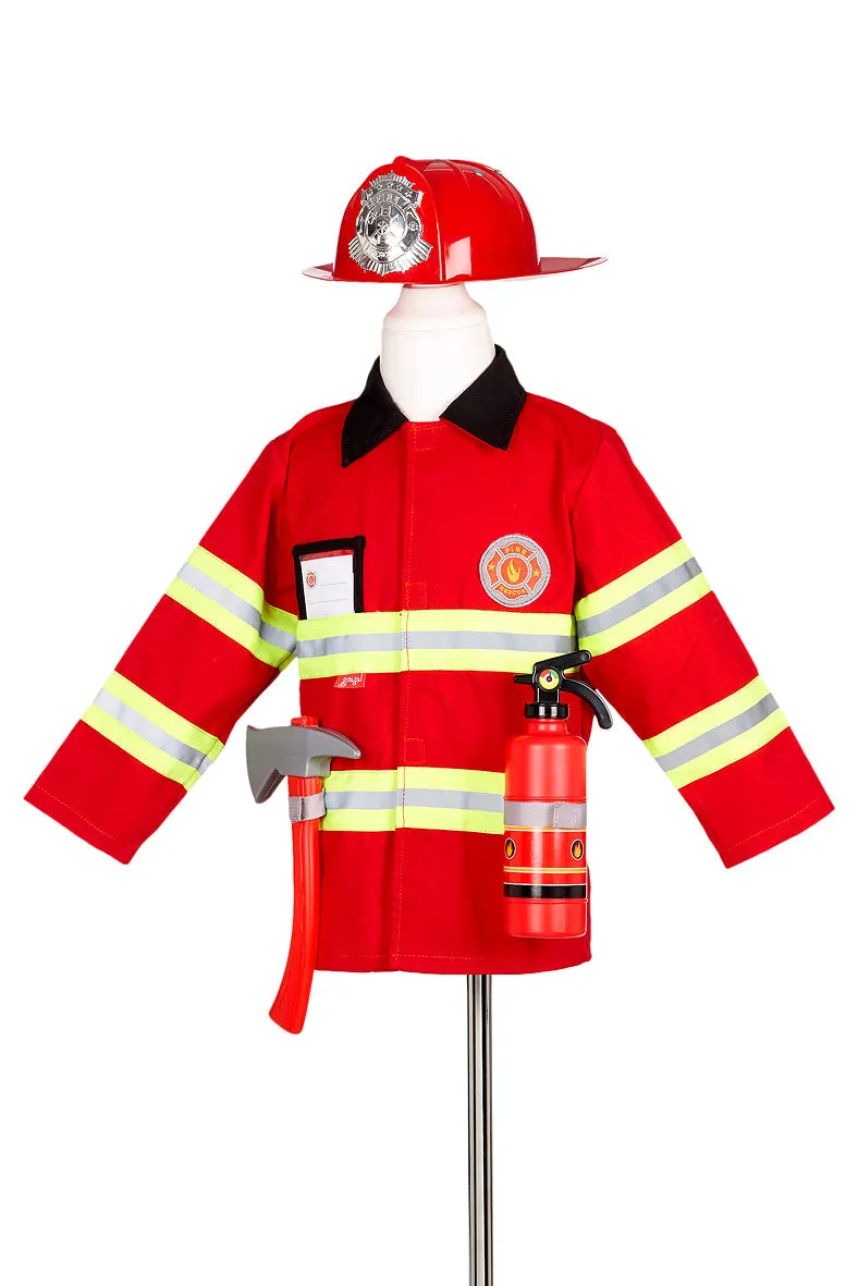 Bone Structure Championship Win Fireman Costume Set for Children ?C Includes Accessories for Role-Play & Entertainment-sz 4-7 yrs