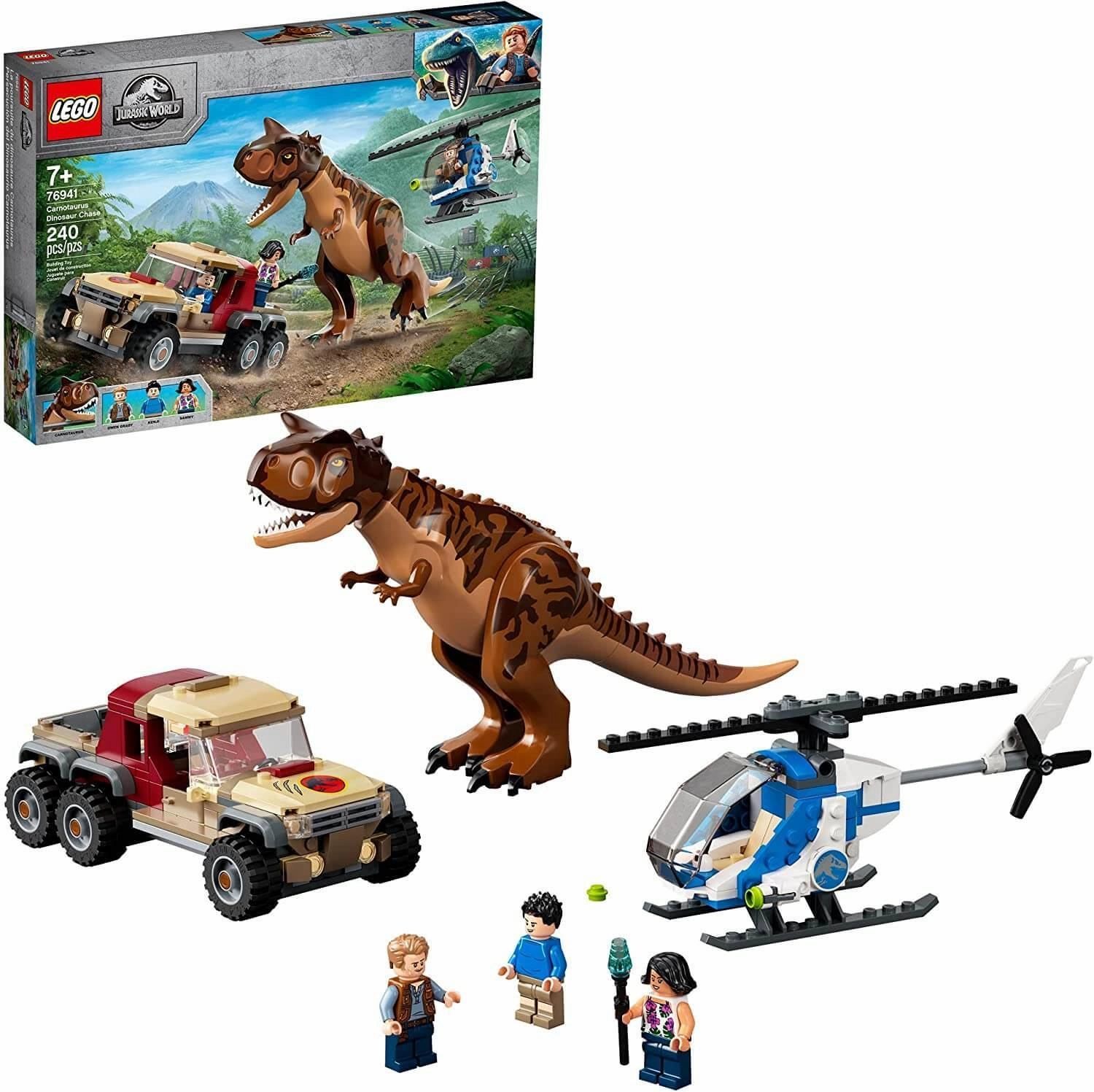Mars Colony LEGO JURASSIC WORLD 76941 Carnotaurus Dinosaur Chase Building Kit