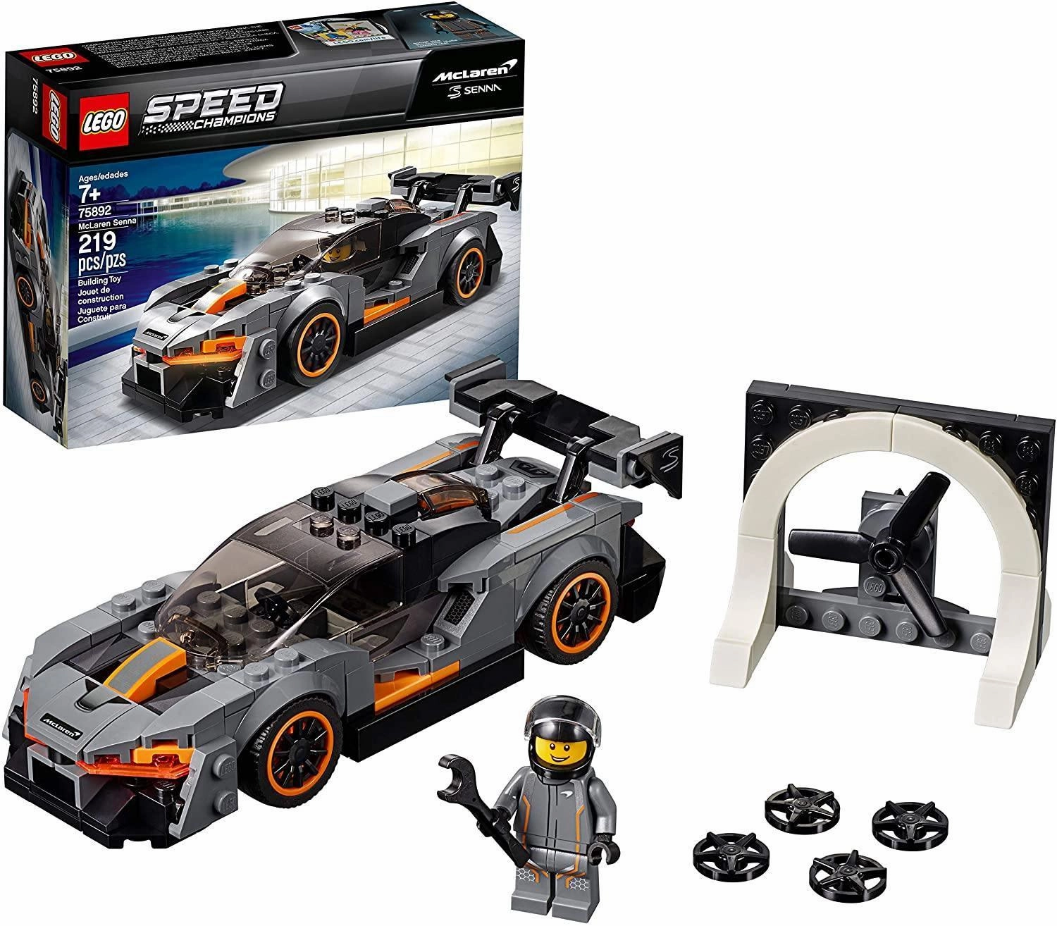 LEGO SPEED CHAMPIONS 75892 McLaren Senna Car Toy Collectible Model Safety Guarantee Electron Movement