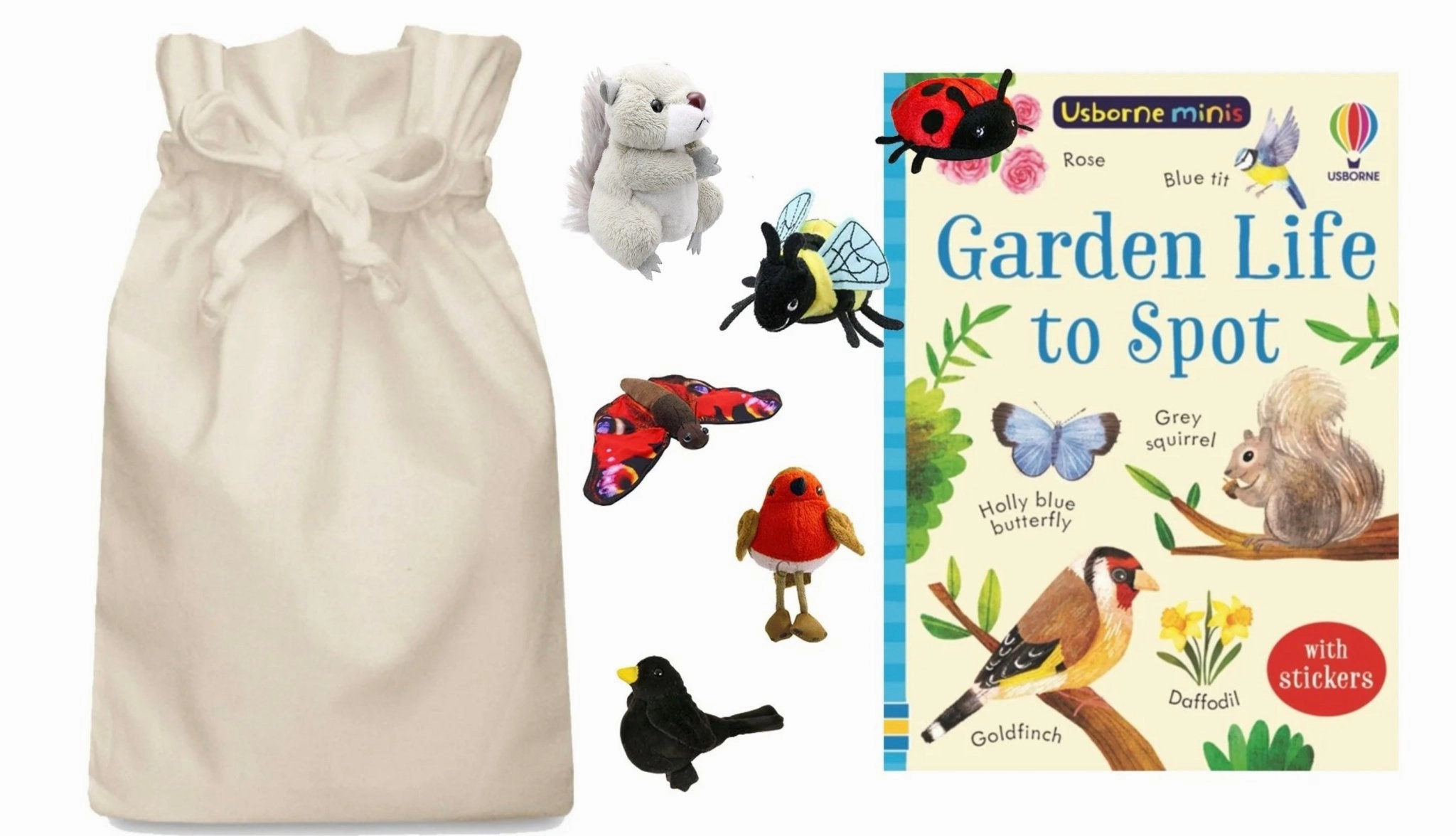 Garden Life to Spot Story Sack with Puppet Company Puppets Principle Follow Group Games