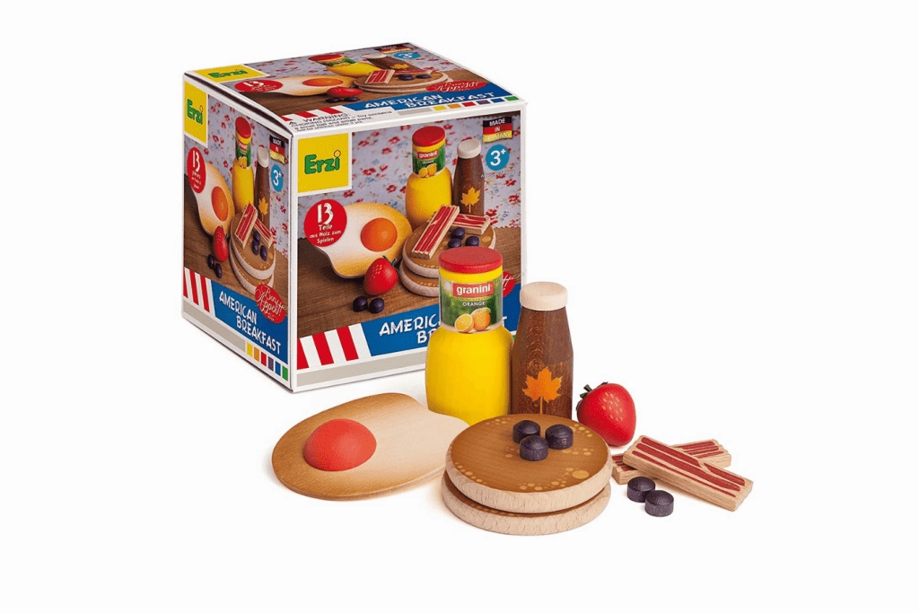 Genetic Engineering Pretend Wooden Breakfast Food