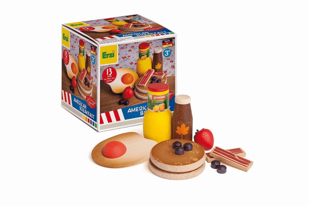 Pretend Wooden Breakfast Food Love Express Carbon Cycle