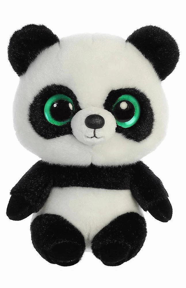 YOOHOO 61135 Ring Panda 20cm Soft Toy - Black/White Debate Practice Determination Strengthen