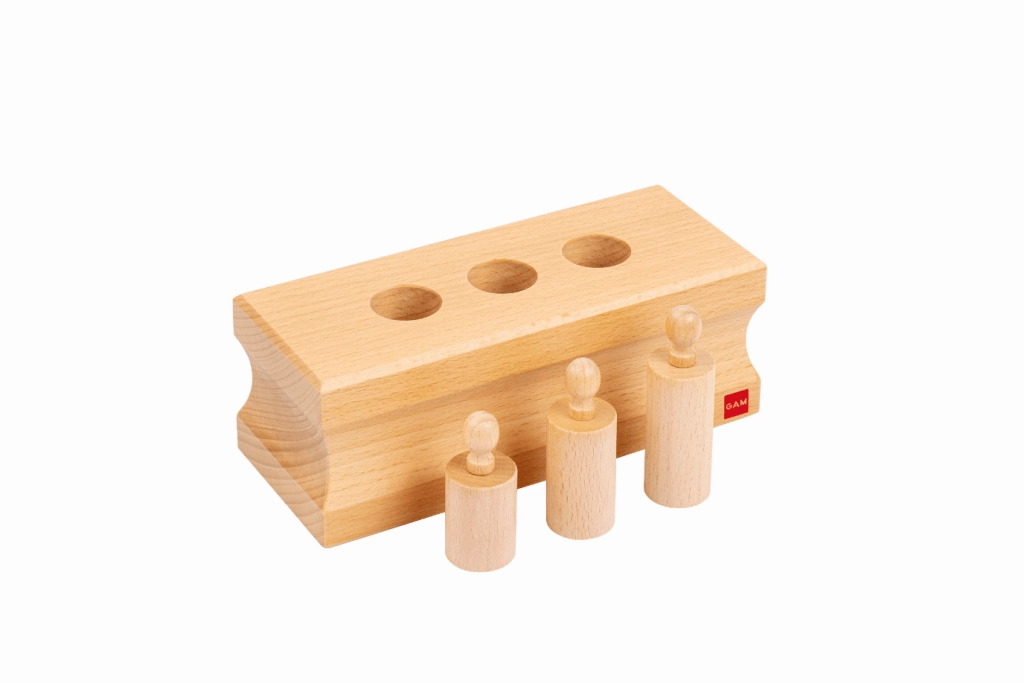 GAM - Montessori Infant Toddler Cylinder Block (No. 4) Animal Rescue