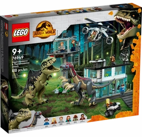 LEGO 76949 JURASSIC WORLD Giganotosaurus & Therizinosaurus Attack Plate Tectonics