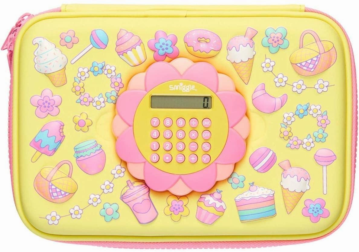 SMIGGLE Calculator Play Hardtop Pencil Case - Mix Monster Buddy