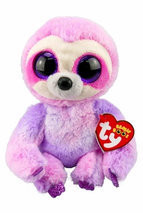 Mission Goal Ty Beanie Boo Dreamy the Purple Sloth 24cm