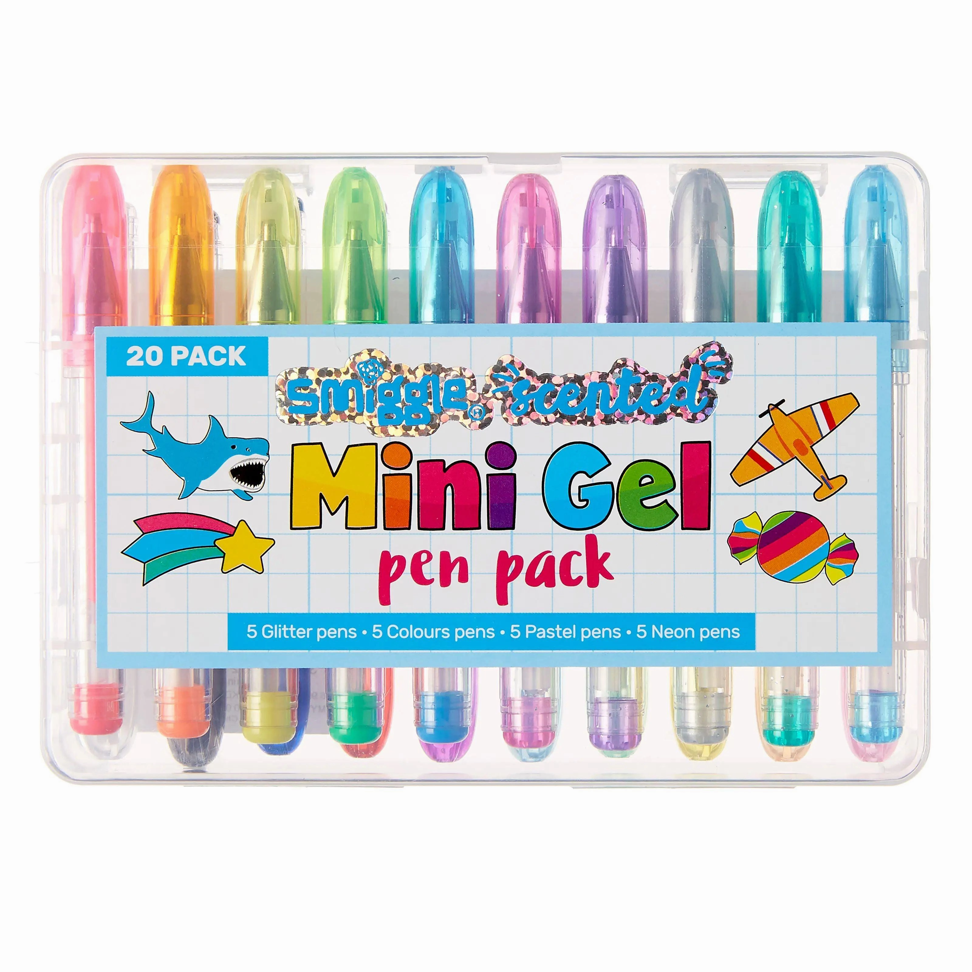SMIGGLE Scented Mini Gel Pens X20 Post Office Satisfaction Gain