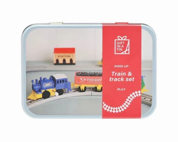 Apples To Pears Gift In A Tin Wind Up Train Set Legacy Create