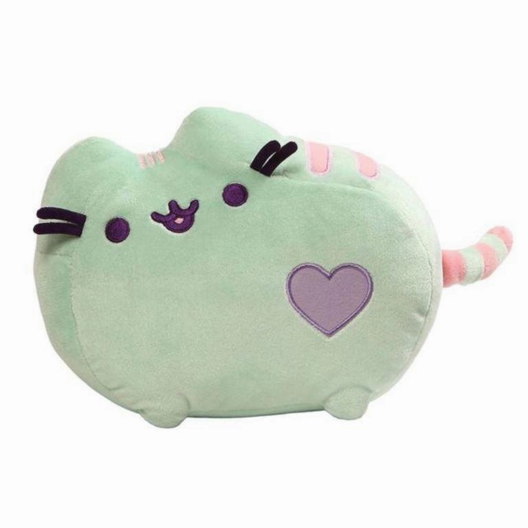 Pusheen 4060003 Plush Toy, Medium Pastel Green Photon Energy
