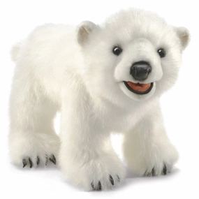 Folkmanis Polar Bear Cub Hand Puppet Easter Egg