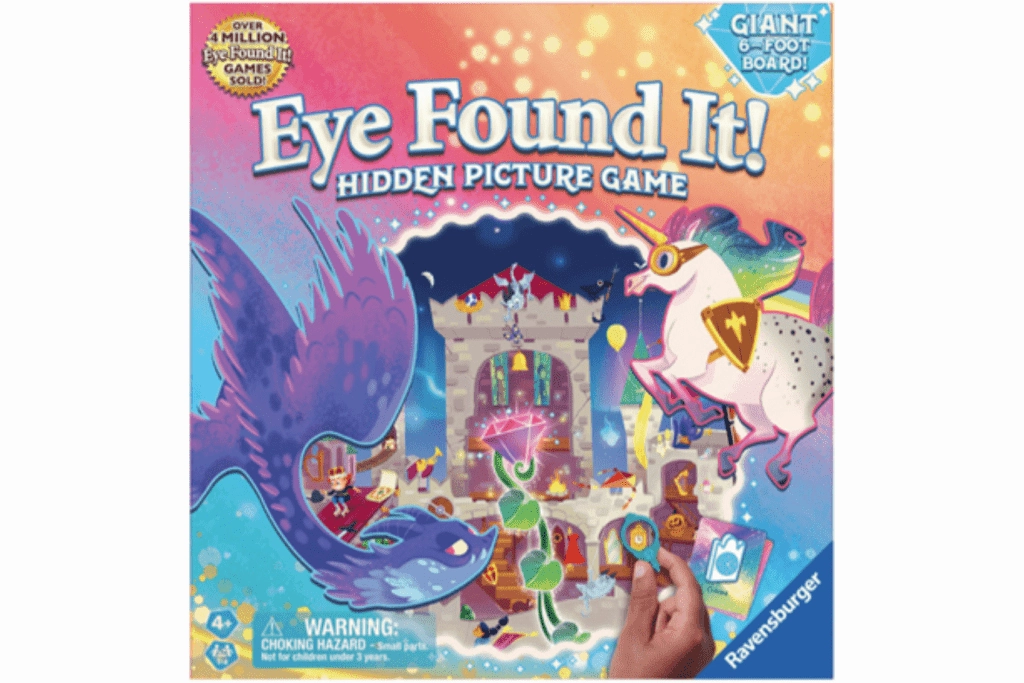 Language Development data analysis Eye Found It! Fantasy Board Game