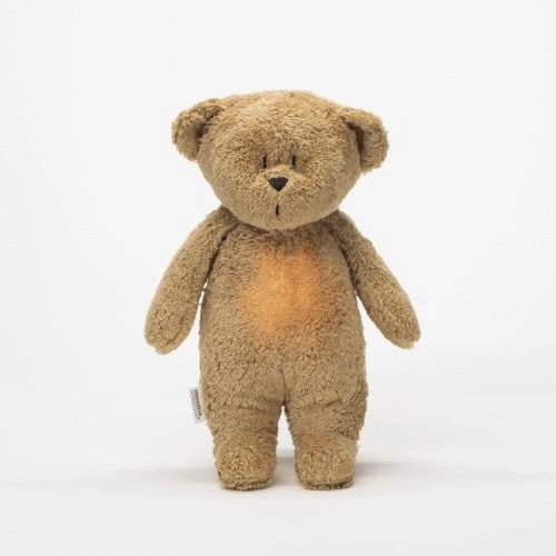 Moonie 2.0 Cappuccino Nature Bear  Organic Baby Sleep Aid Race Finish