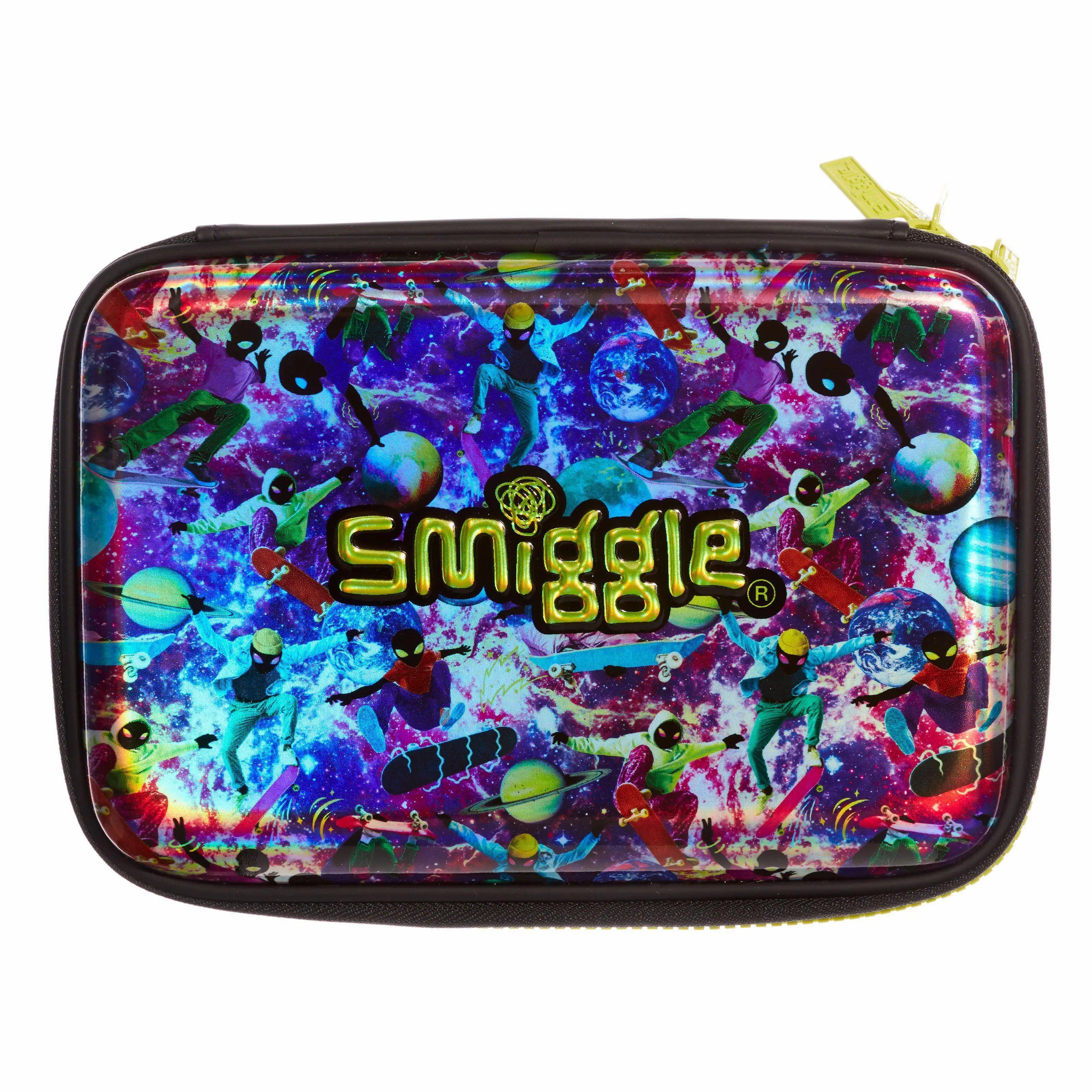 Texture Feeling Talent Unleash SMIGGLE 269169 Galaxy Double Up Hardtop Pencil Case
