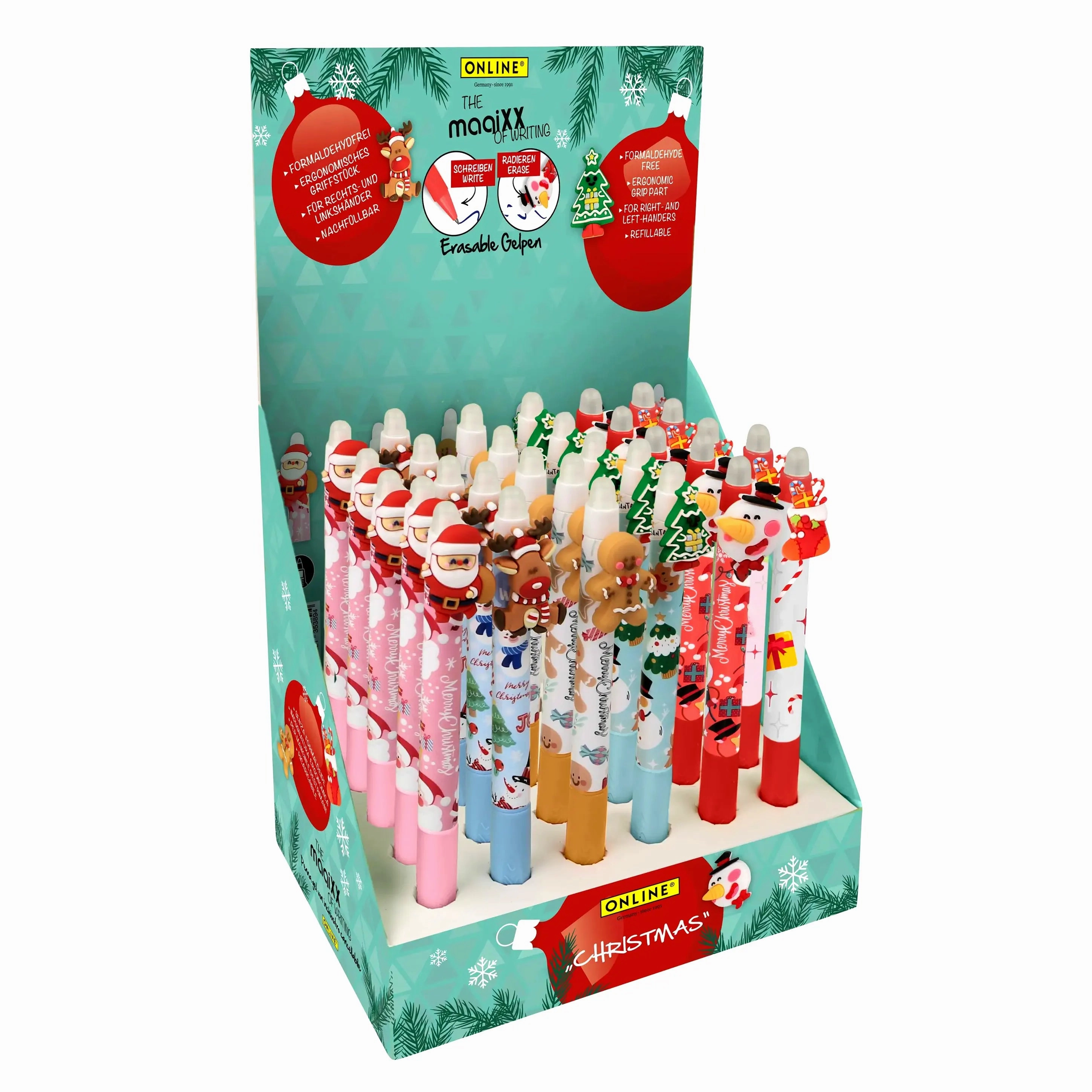 Number Game Rhythm Sense Gel Pen magiXX Christmas - Assorted