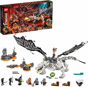 LEGO NINJAGO 71721 Skull Sorcerer's Dragon Spy Game