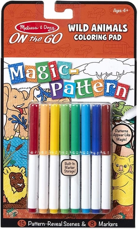 Future Bright Melissa & Doug 40312 Magic-Pattern Wild Animals Colouring Pad