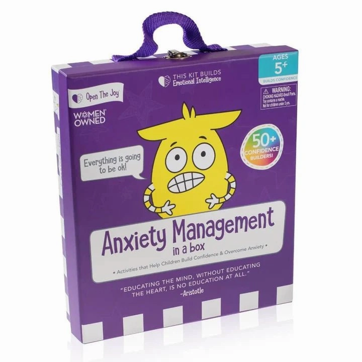 Open the Joy Anxiety Management Box Super Spy