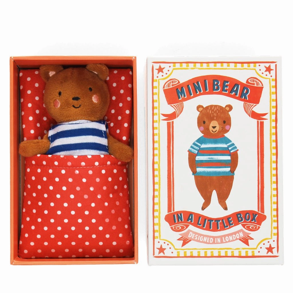 Mini Bear in a Little Box - soft toy Want Satisfy Digital World