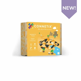 Connetix Ramps & Intersections Pack  16 Piece Roads Expansion Productivity boost