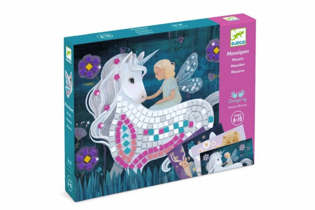 Djeco Mosaic Activity Kit - The Enchanted World Anime Figure