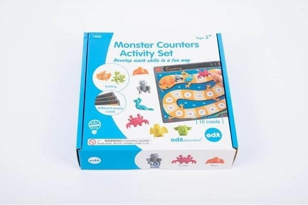 Edx Monster Counters Activity Set Digital World