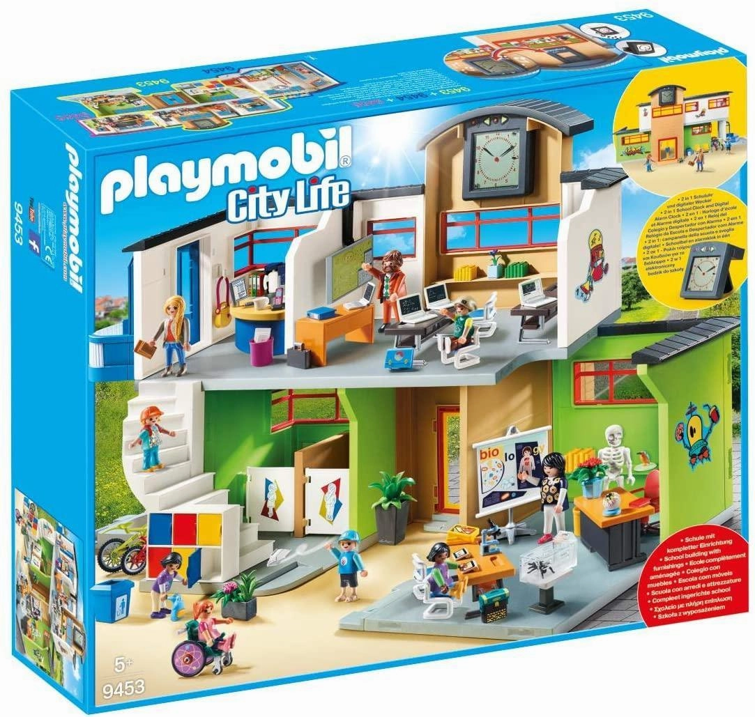 Dice Roll Discovery Joy Playmobil City Life 9453 Furnished School Building Playset
