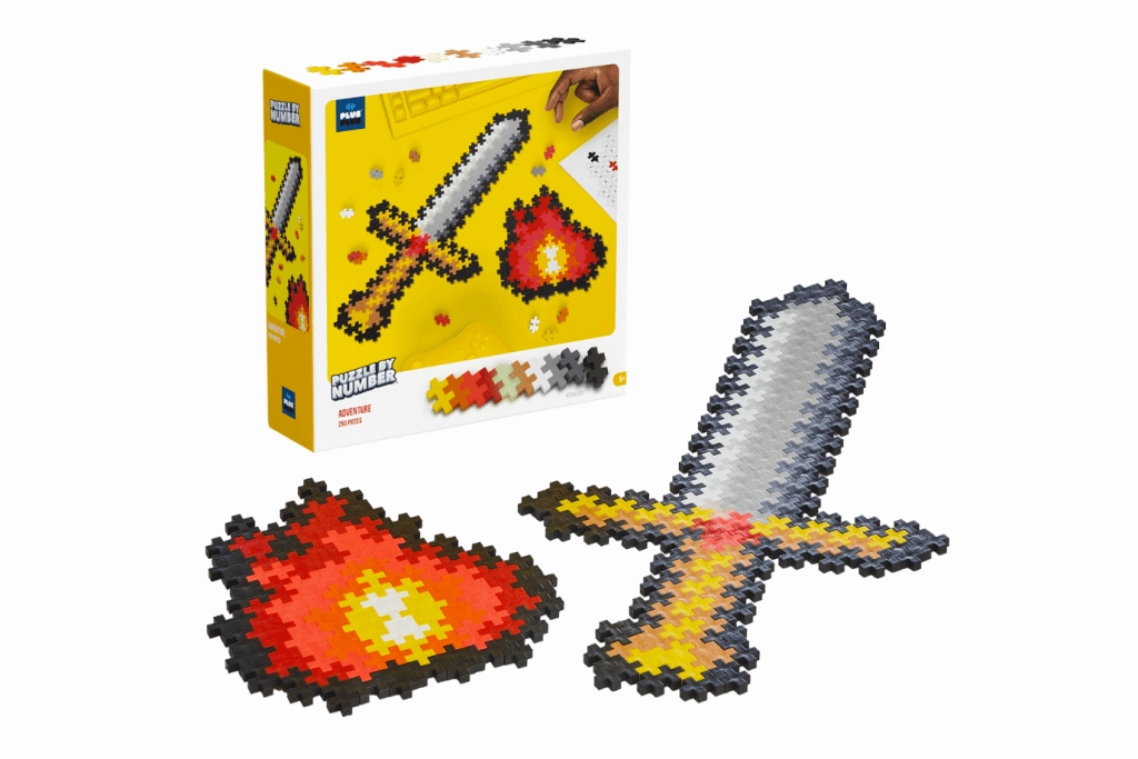 Plus-Plus Puzzle By Number - Adventure Set (250pcs) Story Progress Quantum Leap