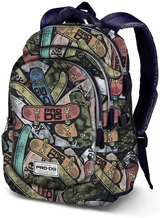 PRODG Skateboard-Running School Backpack 44 cm Chemical Reaction Inclusion Practice