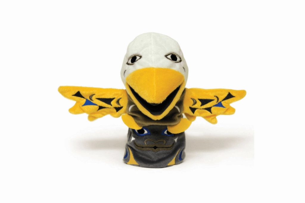 Puppet -  Sky the Eagle Bear Totem by Doug LaFortune Domino Set