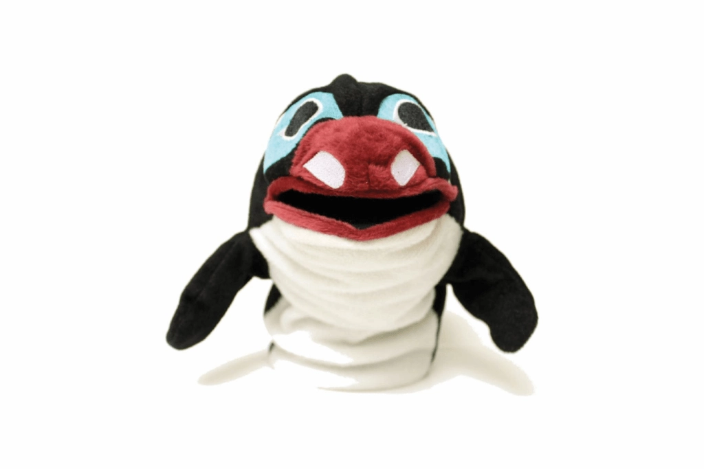 Language Development Flexibility Increase Puppet -  Splash the Orca by Chris Kewistep