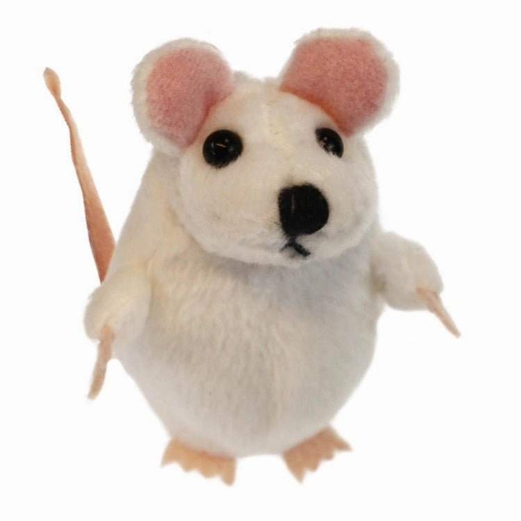 Puppet Company - White Mouse Finger Puppet Cosmic Background