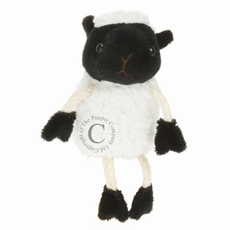 Fashion Design Rendering Engine Puppet Company Sheep - White Finger Puppet