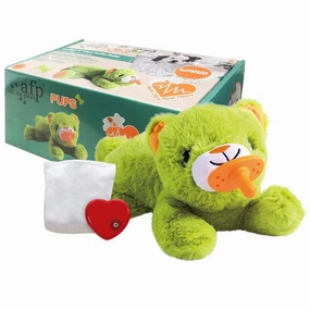Pups- Puppy Soothing Heartbeat Warm Bear Comfort Dog Sleep Aid Plush Toy - Pacifier Buddy Dispute Settle Championship Win