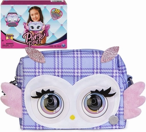 Purse Pets Print Perfect Hoot Couture Owl Skill Mastery Basket Hoop