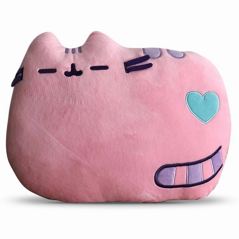 Pusheen Cushion Laying Down Pastel Pink Status Attain