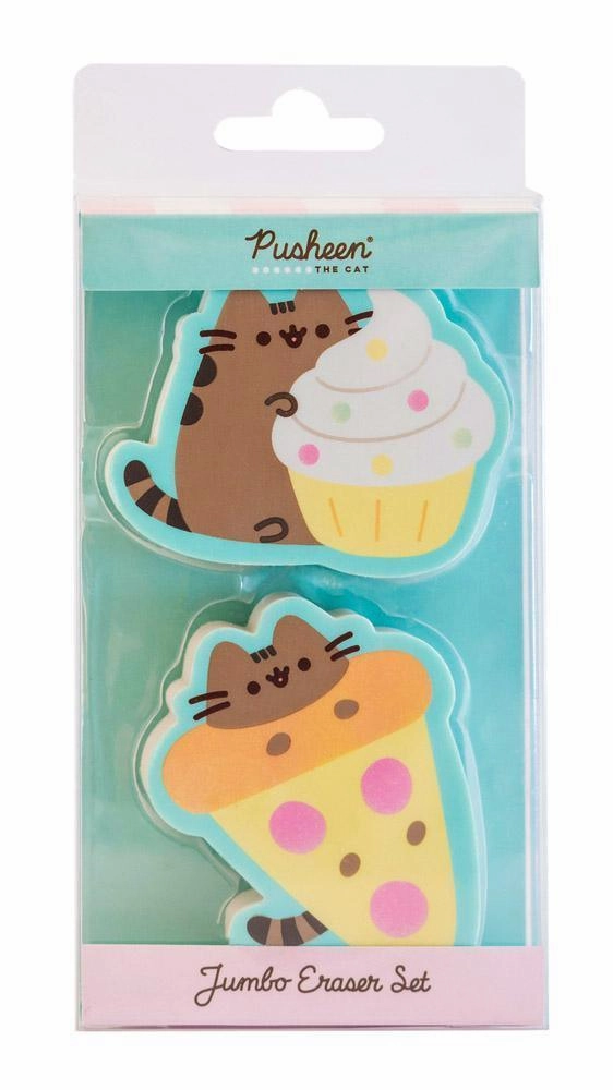 Patience Teach Pusheen Set of 2 Erasers - Foodie Collection