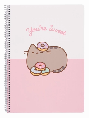 Pusheen Spiral Notebook A4, Pusheen Rose Collection Submarine Explorer